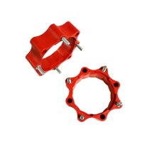 Spurverbreiterungen rot Quad ATV Lochkreis einstellbar...