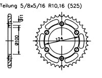 Kettenrad für Ducati ST2 944 Zähnezahl 42