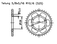 Triumph 675 Speed Triple 10 Kettenrad 47 Zähne
