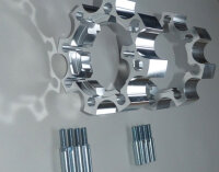 Spurverbreiterung 2x45mm Yamaha YFM 700 R vorne