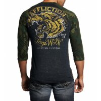AFFLICTION Shirt 3/4-Arm LONE WOLF