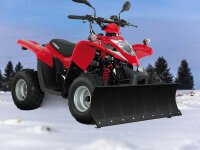 Honda TRX 250 Big Red Schneeschild Winterpacket 100cm