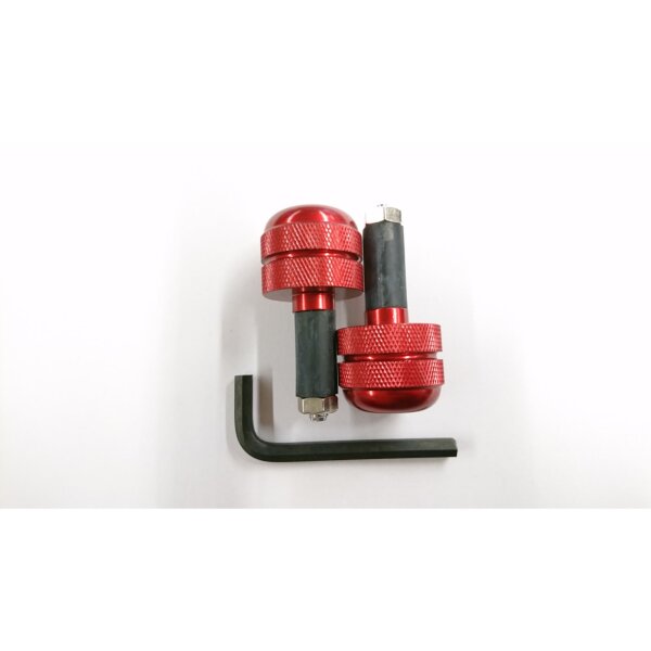 HAHN66 Lenkergewicht Vibrationsd&auml;mpfer rot f&uuml;r Lenker-Innendurchmesser 12mm