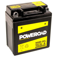 Batterie Gel CB3L-B, YB3L-B Honda, Yamaha, Cagiva 350 T4...