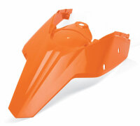 Kotfl&uuml;gel hinten mit Seitendeckel orange KTM SX 125 SX / 250 SX / 250 SX F (07-10) / 450 SX  (07-09)/EXC (08-10) alle Modelle