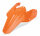 Kotfl&uuml;gel hinten mit Seitendeckel orange KTM SX 125 SX / 250 SX / 250 SX F (07-10) / 450 SX  (07-09)/EXC (08-10) alle Modelle