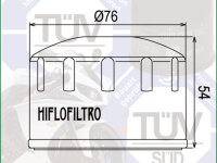 Ölfilter Hiflo für BMW R1200/1800/1250...