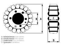 Lichtmaschine für Kawasaki ZX-12R Ninja A1/A2 Bj. 00-01