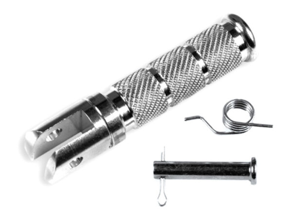 Fußraster Roller Motorrad Moped universell rund