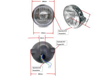 Scheinwerfer für Moto Guzzi