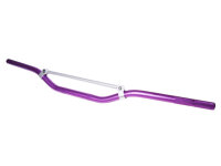 Lenker Moto Cross Enduro violett Aluminium mit Strebe 22mm