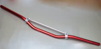Lenker Moto Cross Enduro Aluminium 22mm Mittelstrebe Rot