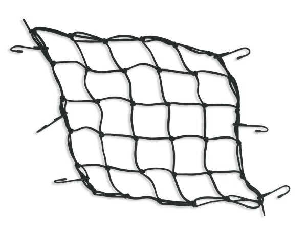 Motorrad Gepäcknetz und Transportnetz schwarz