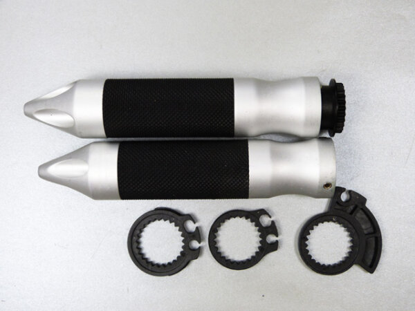 Griffe Griffgummi Motorrad Aluminium CNC