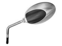 Chrom Rückspiegel M8 / 125 Rechtsgewinde Silber...