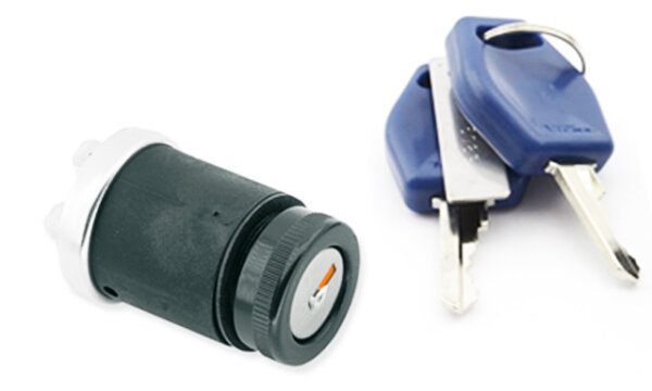 Zündschloss universell mit 4 Anschlüssen Mofa Moped Motorrad Quad Roller