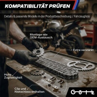 Kettensatz Beta 125 RR Enduro 06-12 X-Ring verstärkt