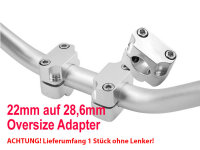 Lenkerklemme paar 22mm auf 28,6mm Motorrad, Enduro und...