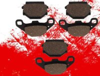 3x Bremsklötze Dinli DMX450 DL901/902/904 hinten und...