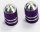 Ventilkappen Bullet violett Paar Quad ATV UTV Auto Motorrad Moped Roller Fahrrad