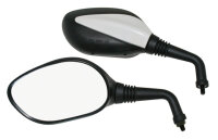Spiegel Paar Yamaha M 8 Gewinde schwarz grau