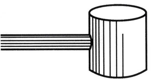 Bremszug Innenzug 7x7mm Zylinder Durchmesser Edelstahl 1800mm Länge