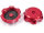 Tankdeckel Honda CRF alle Modelle rot eloxiert