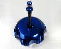 Aluminium Tankdeckel mit Entlüftungsventil Blau Honda XR 450