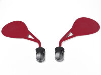 Enduro - Spiegel rot mit Kugelgelenk klappt ein bei Sturz...