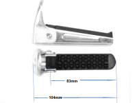 Fußraster Sozius Moped Mokick Kreidler Hercules...