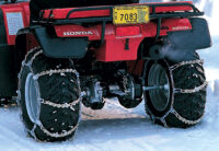Schneeketten Yamaha Grizzly YFM 700 / 660 / 550 komplett hinten