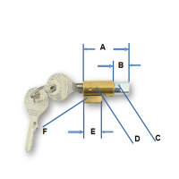 Steuerkopfschloß / Lenkradschloß für KTM EXC 400 LC4, EXC 440 2T, EXC 450, EXC 520