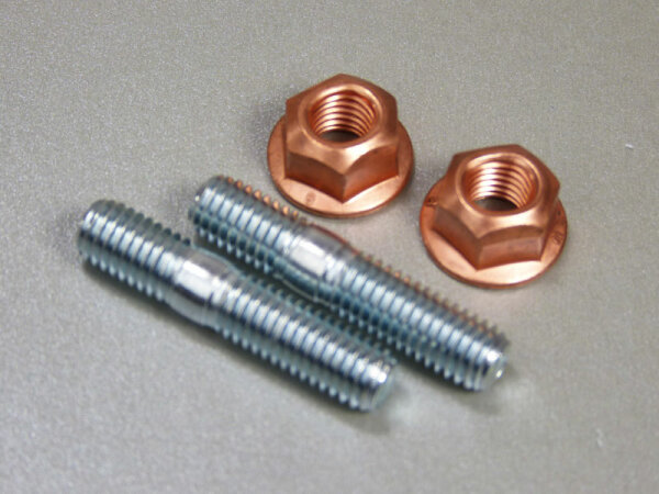 2x Stehbolzen Auspuff am Zylinder M8