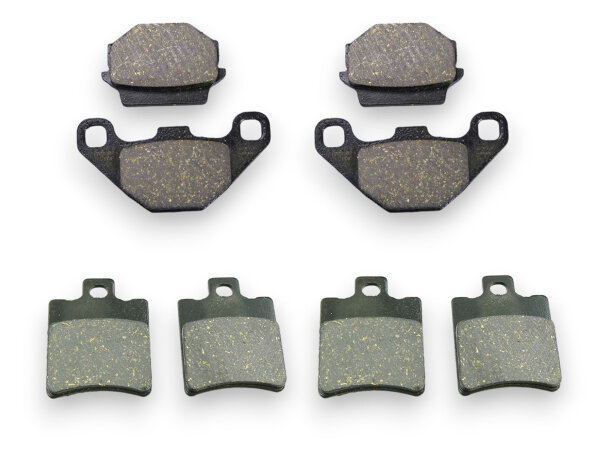 4x Bremsbeläge Dinli DMX 270 / 350, DL801, 802 vorne + hinten