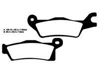 4x Bremsbelag Can Am Outlander 500 / 650 / 800 / 1000 G2...