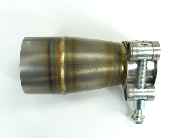 Adapter für Auspuff 45mm zu 28mm