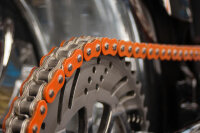 Kette 520 x120 Glieder KTM orange X-Ring doppelt verst&auml;rkt 5/8 x 1/ 4