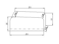 Abdeckplane Quad ATV 2,5 Meter Faltgaragen
