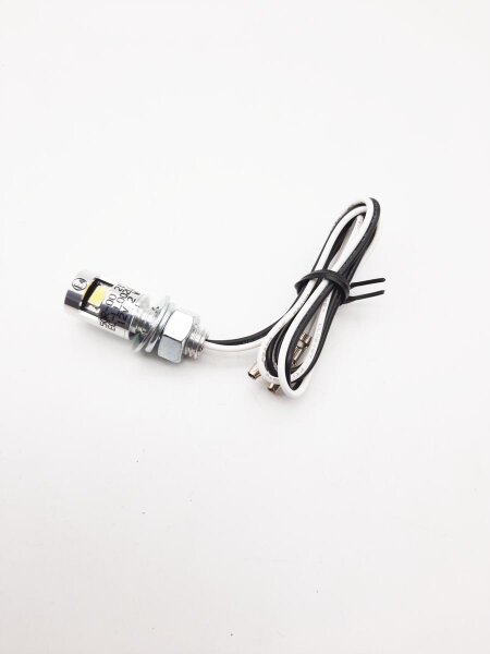 SHIN YO Kennzeichenbeleuchtungs-Schraube LED chrom mit E-Pr&uuml;fzeichen St&uuml;ckweise
