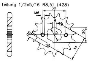 Ritzel Z.17 Kreidler Mustang 50 REV High Speed Tuning