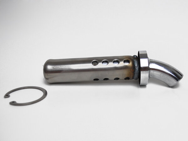 Auspuffeinsatz gekrümmt Turbokit 80db Enduro, Quad, ATV