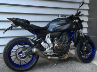 Auspuff Yamaha MT07 im Carbon GP Style
