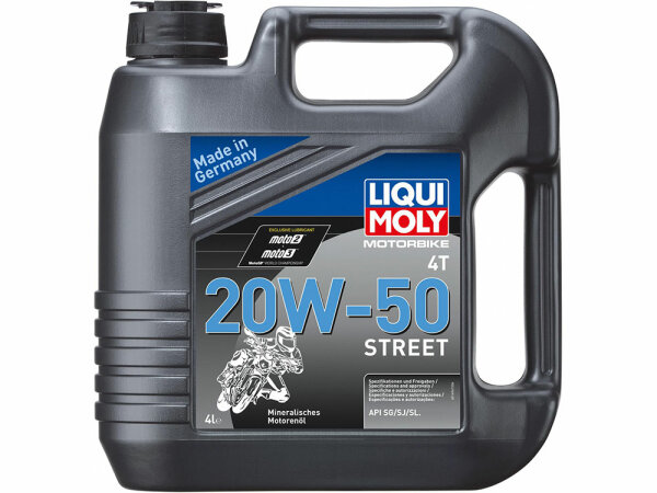 Liqui Moly Motorbike 4T 20W-50 Street Öl 4 Liter Harley-Davidson Buell