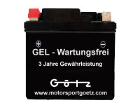 Batterie Gel f&uuml;r Daelim SQ 125 S2 Freewing YTX12-BS