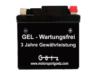 Motorradbatterie GEL YTX7L-BS, CTX7L-BS, GTX7L-BS Batterie Wartungsfrei