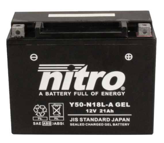 NITRO Batterie passend f&uuml;r BRP (CAN-AM) Quest (Opt) Bj 02-05 (Y50-N18L-A-CX)