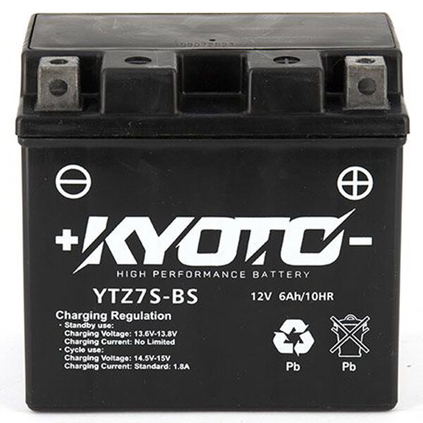 KYOTO Batterie passend f&uuml;r E-TON 50 Beamer 50, Beamer III Bj 00-12 (YTZ7S)