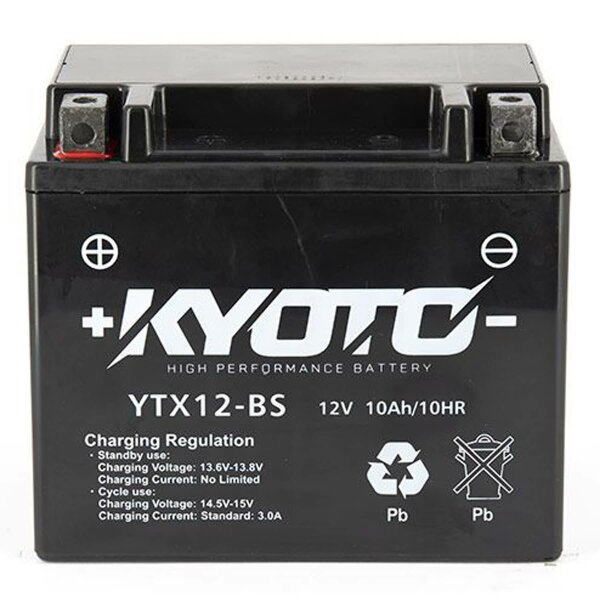 KYOTO Batterie passend f&uuml;r HONDA VFR800FI Interceptor Bj 98-01 (YTX12-BS)