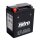 NITRO Batterie passend f&uuml;r KAWASAKI ZX600-A, B, C, D Ninja Bj 85-96 (YB12A-A)