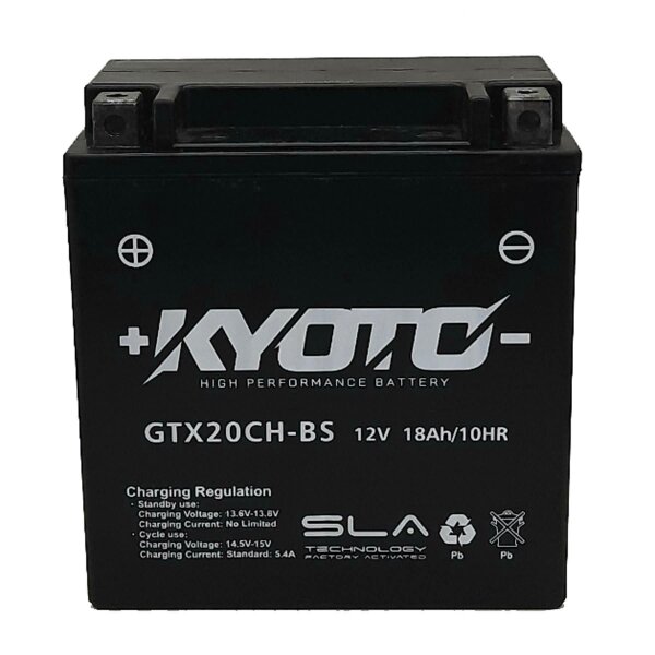 KYOTO Batterie passend f&uuml;r POLARIS Switchback, RMK Bj 11-13 (YTX20CH-BS)
